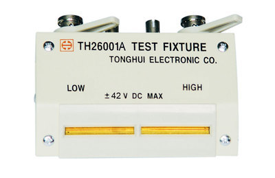 【TH26001A通用电容/电感/数字电桥四端测试夹具TH26001测试夹具】价格,厂家,图片,塑料零件,东莞市大朗万中电子仪器经营部-